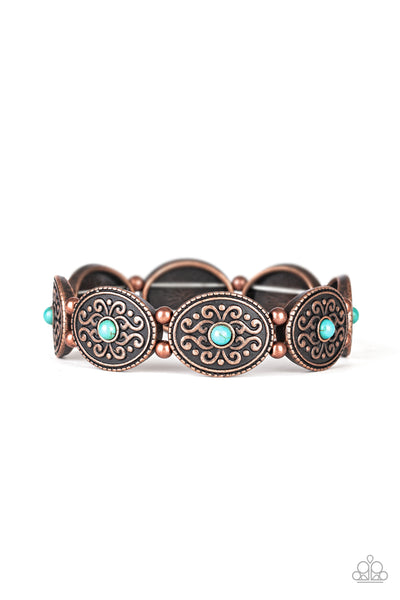Paparazzi Accessories West Wishes - Copper Bracelet 