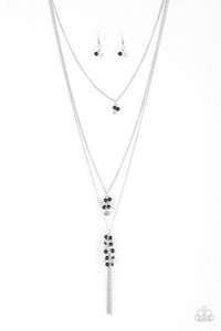 Paparazzi Necklace Crystal Cruiser - Black