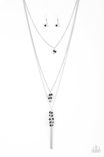 Paparazzi Necklace Crystal Cruiser - Black