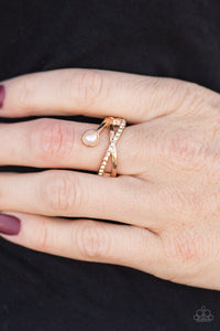 Paparazzi Accessories  Front GLAM - Gold Ring