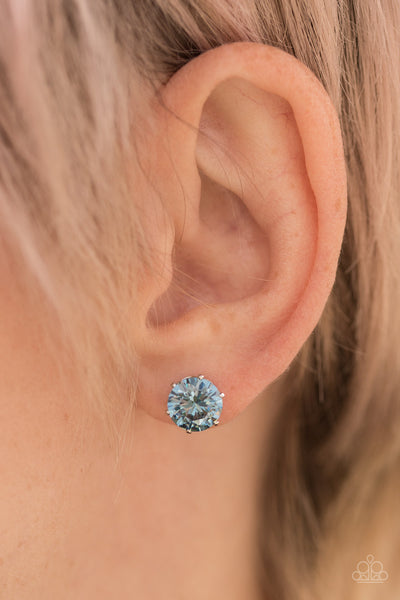 Paparazzi Accessories Greatest Treasure - Blue Post Earrings 