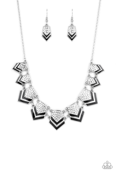 Paparazzi Accessories Pack Princess - Black Necklace & Earrings 