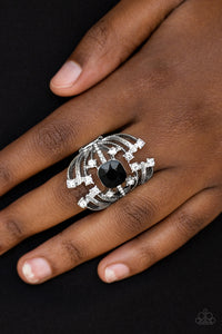 Paparazzi Accessories Here Comes The Champ - Black Ring