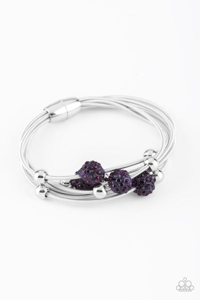Paparazzi Accessories Marvelously Magnetic - Purple Bracelet 