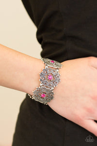 Paparazzi Accessories EMPRESS-ive Shimmer - Pink Bracelet 