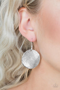 Paparazzi Accessories Basic Bravado - Silver Earrings 