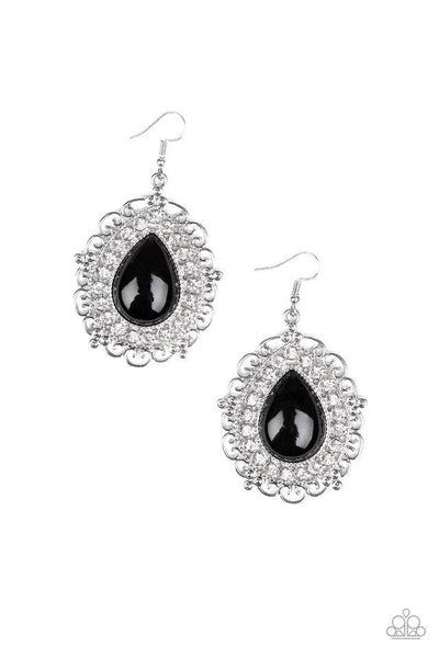 Paparazzi Accessories Incredibly Celebrity - Black Earrings 