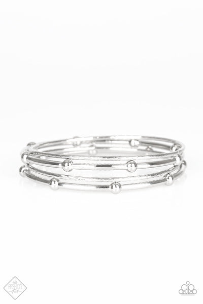 Paparazzi Accessories Beauty Basic Silver Bracelet 