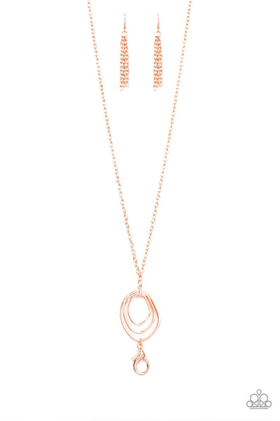 Paparazzi Accessories Relic Redux - Copper Necklace & Earrings 