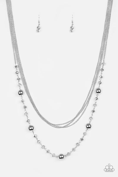 Paparazzi Necklace High Standards - Silver