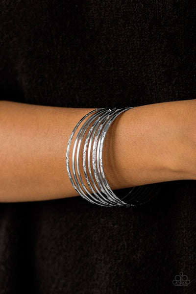 Paparazzi Accessories Magnificent Gleam - Silver Bracelet 