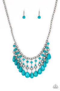 Paparazzi Accessories Rural Revival - Blue Necklace & Earrings