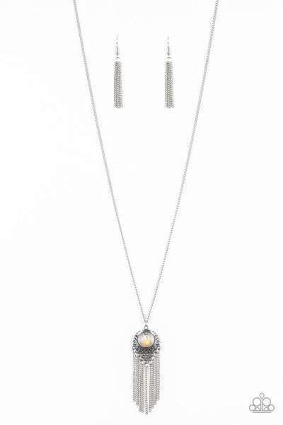 Paparazzi Accessories Western Weather - Yellow Necklace & Earrings 