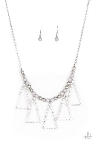 Paparazzi Accessories Terra Nouveau - Silver Necklace & Earrings