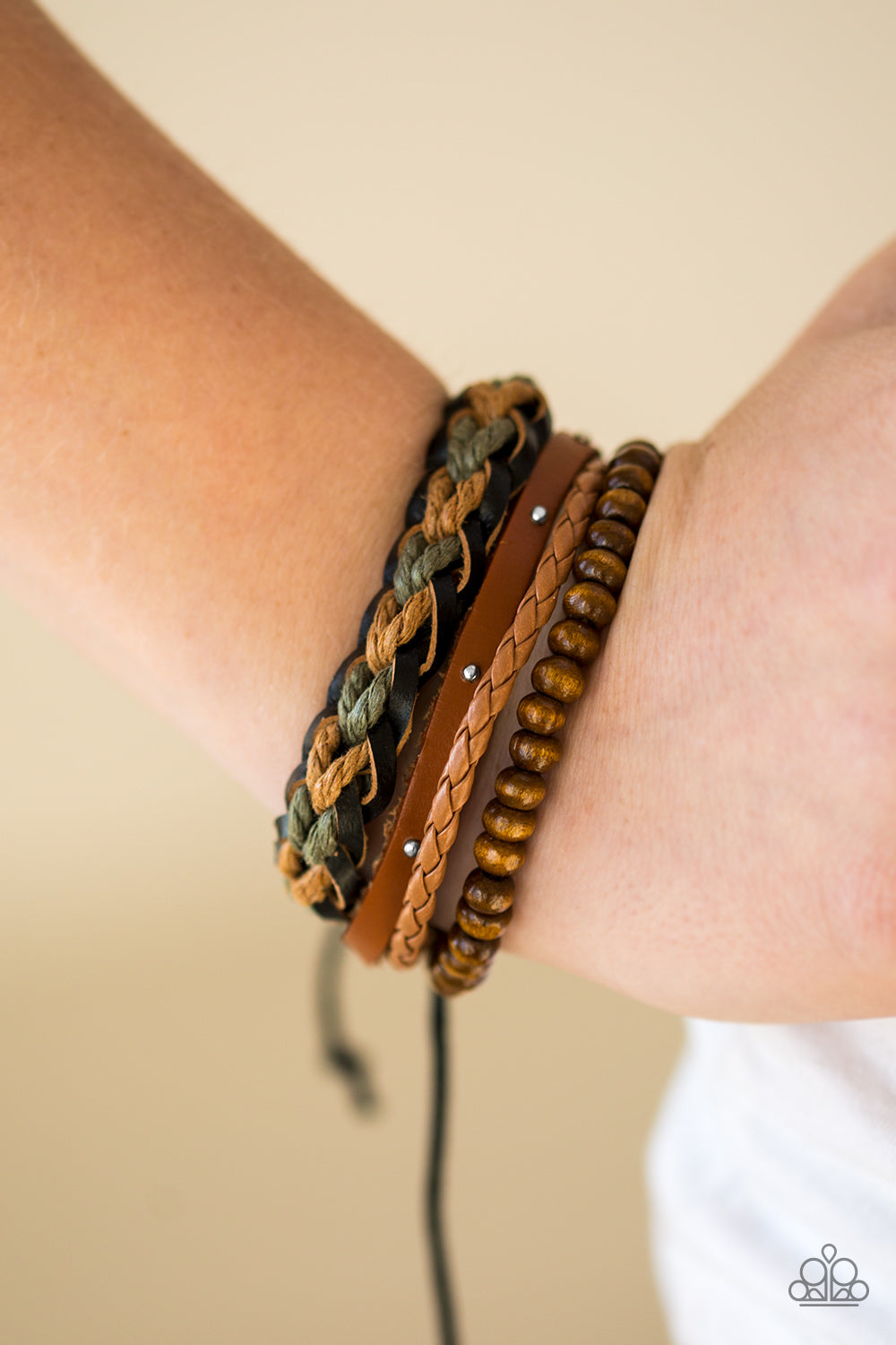 Paparazzi Accessories Mountain Mode - Brown Bracelet 