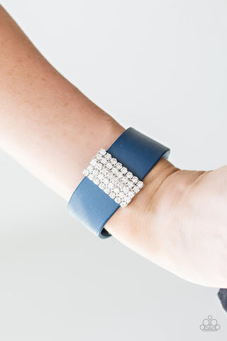 Paparazzi Accessories Walk The CATWALK - Blue Bracelet 