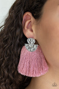 Paparazzi Accessories Make Some PLUME - Pink Earrings 