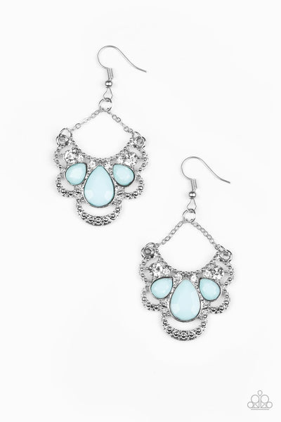 Paparazzi Accessories Caribbean Royalty - Blue Earrings 