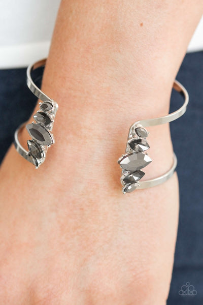 Paparazzi Accessories Glam Power - Silver Bracelet 