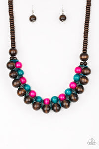 Paparazzi Accessories Caribbean Cover Girl - Multi Necklace & Earrings 