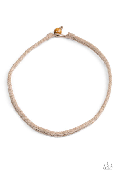 Paparazzi Accessories Travel Therapy - Brown Necklace 