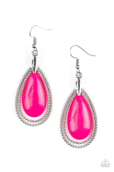 Paparazzi Accessories Spring Splendor - Pink Earrings 