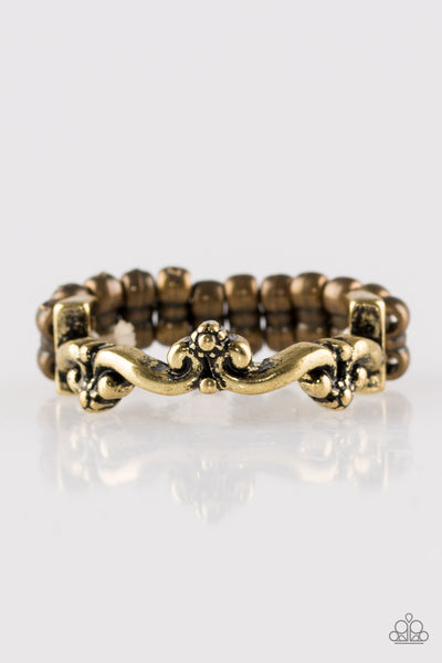 Paparazzi Accessories Serenely Summer - Brass Ring