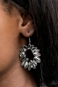 Paparazzi Accessories Try as I DYNAMITE - Silver Earrings 