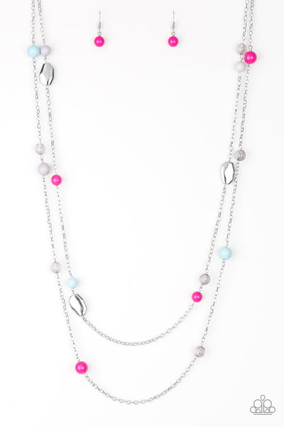 Paparazzi Accessories Take One For The GLEAM - Multi Necklace & Earrings 