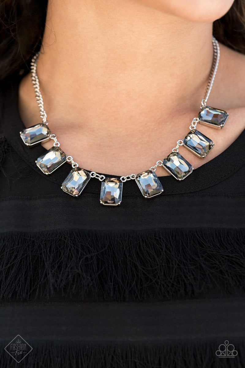 Paparazzi Accessories After Party Access - Silver Necklace & Earrings 