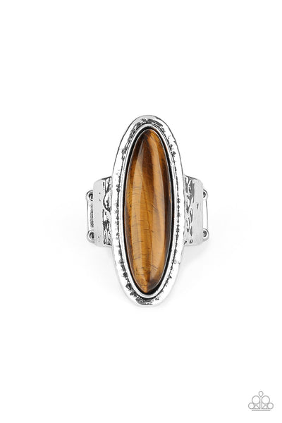 Paparazzi Accessories Stone Mystic - Brown Ring