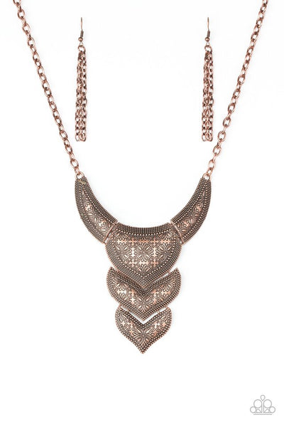 Paparazzi Accessories Texas Temptress - Copper Necklace 