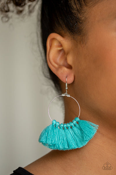 Paparazzi Accessories Peruvian Princess - Blue Earrings 