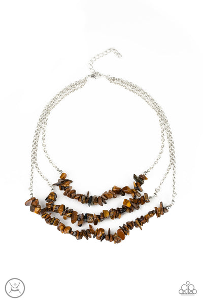 Paparazzi Accessories Eco Goddess - Brown Choker