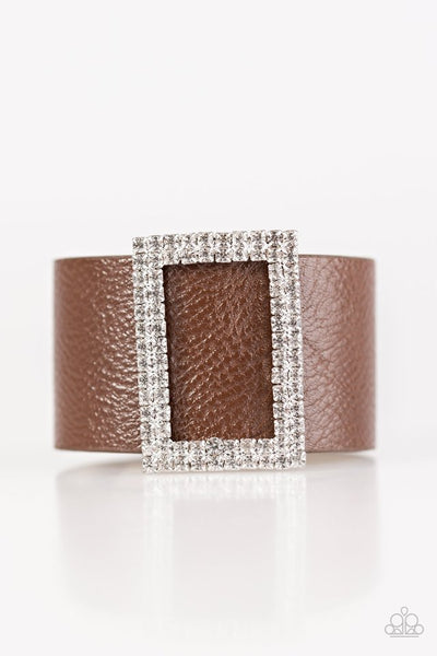 Paparazzi Accessories STUNNING For You - Brown Bracelet 