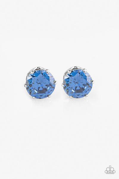 Paparazzi Accessories Come Out On Top - Blue Post Earrings 