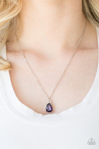 Paparazzi Accessories Classy Classicist - Purple Necklace & Earrings 