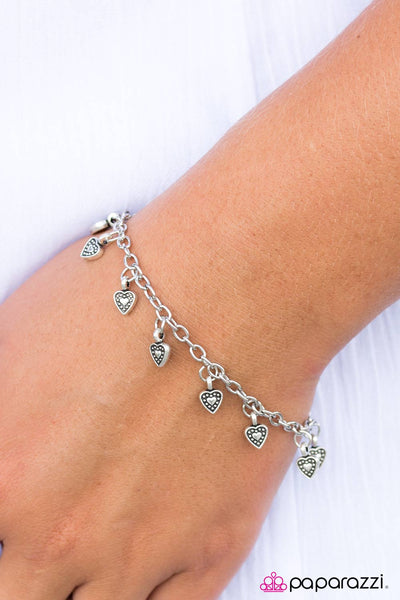 Paparazzi Accessories Closer To The Heart - Silver Bracelet 
