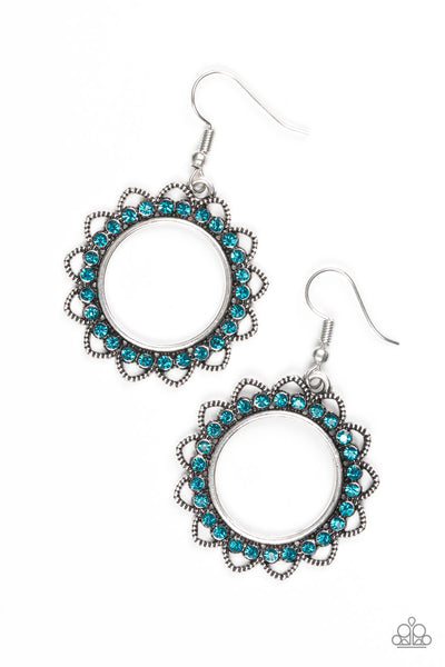 Paparazzi Accessories Bring Your Tambourine - Blue Earrings 
