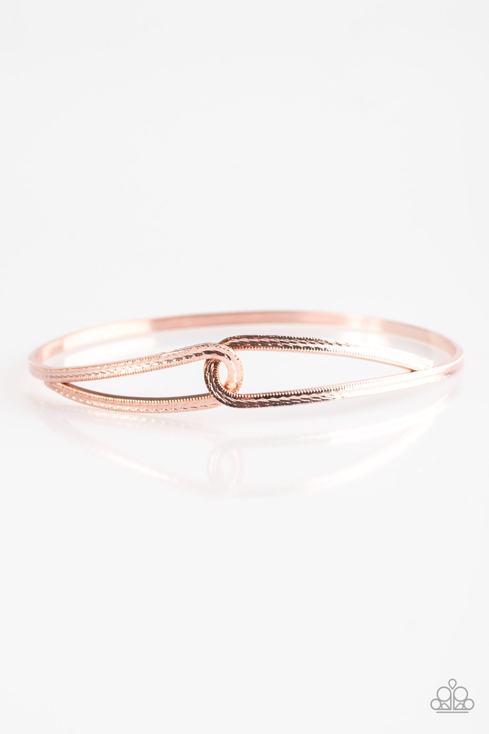 Paparazzi Accessories Elegant Expressionist - Rose Gold Bracelet 