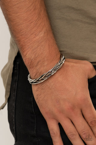 Paparazzi Accessories Rustic Reveler - Silver Bracelet 
