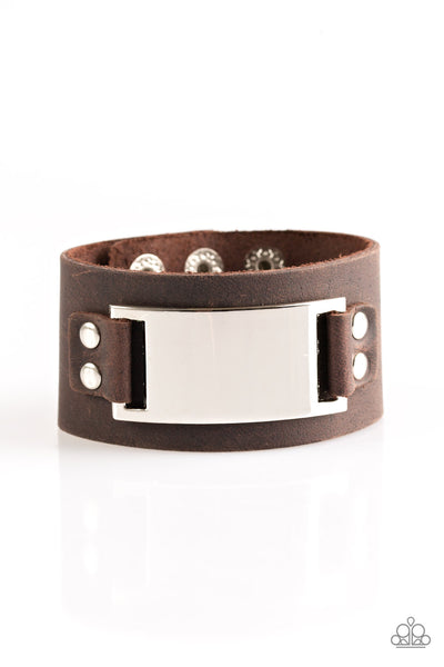 Paparazzi Accessories One Man Band - Brown Bracelet 