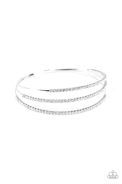 Paparazzi Accessories Iridescently Infatuated - White Bracelet 