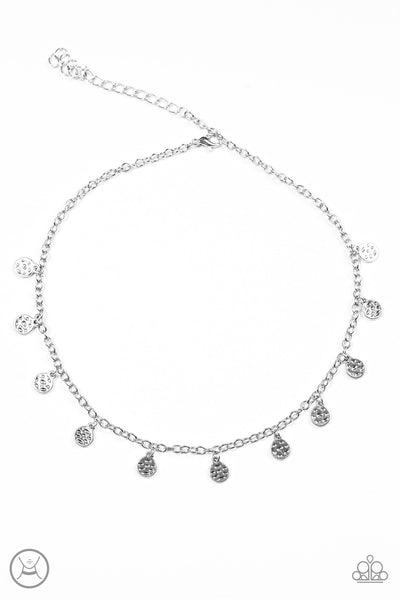 Paparazzi Accessories The FRINGE Zone - Silver Necklace 