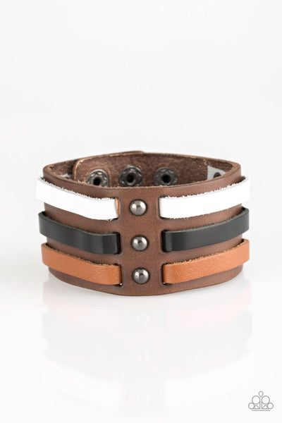 Paparazzi Accessories Grizzly Ground Brown Bracelet 
