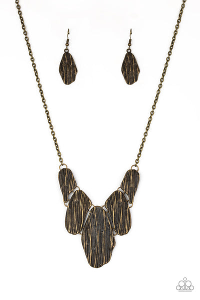 Paparazzi Accessories A New DISCovery - Brass Necklace 
