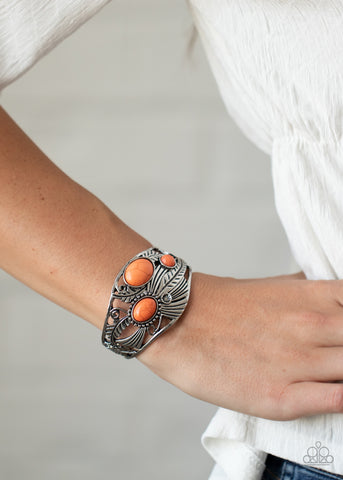 Paparazzi Accessories Mojave Moods - Orange Bracelet 