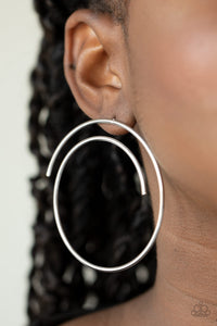Paparazzi Accessories Vogue Vortex - Silver Earrings 