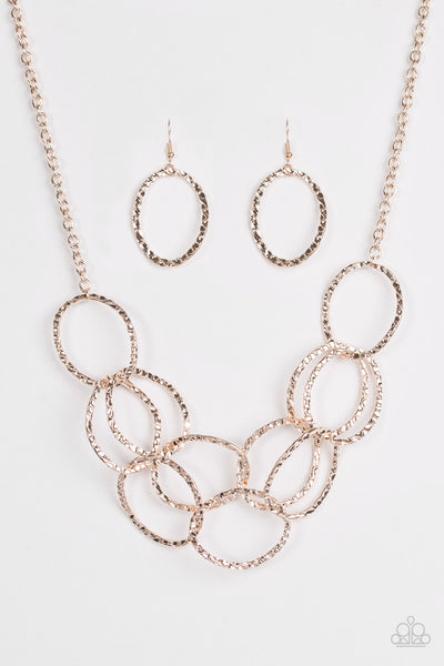 Paparazzi Accessories Circus Royale - Rose Gold Necklace 