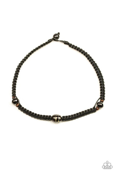 Paparazzi Accessories Rate Of Climb - Black Necklace 